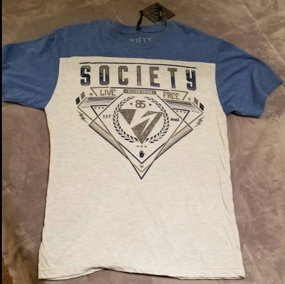 Mens Society tshirt size XL. NWT